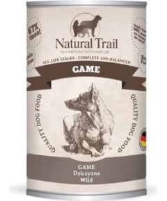 NATURAL TRAIL Game Meat - Wet Dog Food - 400 g Suņu barība