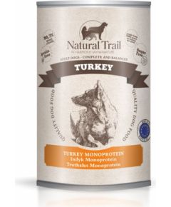 NATURAL TRAIL Turkey - wet dog food - 400g Suņu barība