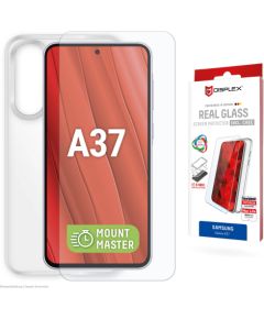 Samsung Galaxy A37 Real Screen Glass MM + Case By Displex Transparent Защитная пленка для экрана