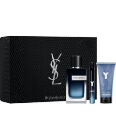 SET YVES SAINT LAURENT Y EDP spray 100ml + EDP spray 10ml + SHOWER GEL 50ml Jaunumi - Datori