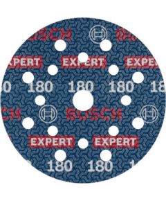 Smilšpapīrs ekscentra slīpmašīnai Bosch 2608902412; P180; 125 mm; 50 gab. Dažādi diski