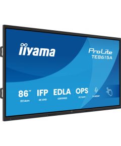 IIYAMA TE8615A-B1AG 86inch UHD IPS Industriālie monitori IPS / DSP / Public / Info Displays