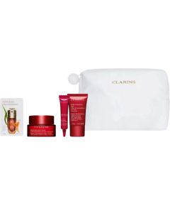 Multi-Intensive Set Clarins: Super Restorative, Reparative, Day, Cream, For Face, 50 ml + Super Restorative, Reparative, Night, Cream, For Face, 15 ml + Total Eye, Lift, Eye Serum, 7 ml + Double Serum, Bi-Phase, Daily, Serum, For Face, 0.9 ml *Sample + Cl Парфюмерные наборы
