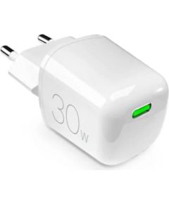 Puro MiniPro Wall Charger, GaN, 30 W, USB-C, white - Charger Зарядные устройства