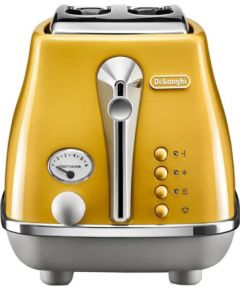 Delonghi ICONA Capitals, 900 W, yellow/grey - Toaster Tosteri