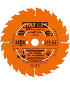 Griešanas disks kokam CMT 271.315.54M; 315x30 mm; Z54; -5° Zāģripas