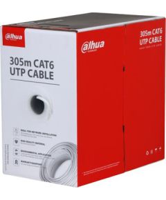 CABLE CAT6 UTP 305M CCA WHITE/PFM922I-6UN-C-WHITE DAHUA Сетевые кабели
