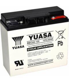 22Ah akumulators YUASA REC Ind/Garden 181x77x166mm-+ Akumulatori