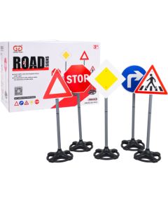RoGer Izglītojošs Ceļa Zīmju Komplekts 5gab Mašīnas un piederumi