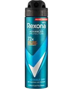 Rexona Men Advanced Protection Cobalt Dry Antiperspirant - Antiperspirant ve spreji 150ml Smaržas - NESAKĀRTOTS