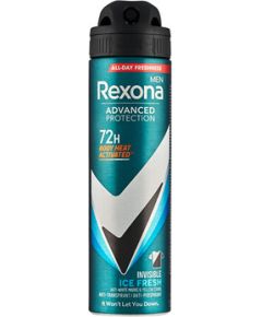Rexona Men Advanced Protection Invisible Ice Fresh Antiperspirant - Antiperspirant ve spreji 150ml Smaržas - NESAKĀRTOTS