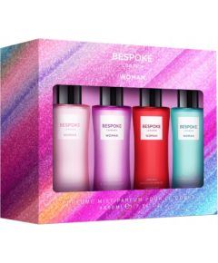 Dr. Hauschka BESPOKE Zestaw Mgiełki do ciała dla kobiet Mandarin, Spiced Pear, Jasmine&CHocolate, Bergamot 4 x 50 ml Sieviešu Smaržas