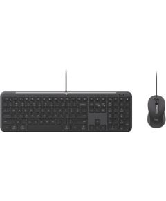LOGITECH WIRED COMBO MK620 FOR BUSINESS - GRAPHITE - PAN - USB - NORDIC-613 - USB-C MK620B Klaviatūras