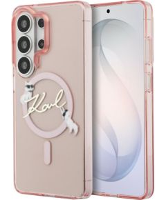 Karl Lagerfeld   KARL LAGERFELD case for SAMSUNG S26 Ultra KLHMS26L5HKSCAP (Magnetic IML KC Script) pink Чехлы - альтернативные