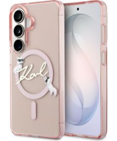 Karl Lagerfeld   KARL LAGERFELD case for SAMSUNG S26 KLHMS26S5HKSCAP (Magnetic IML KC Script) pink Чехлы - альтернативные