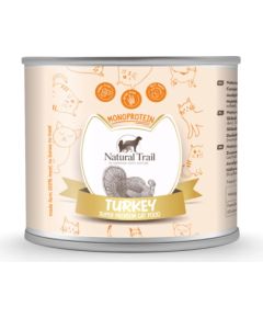 NATURAL TRAIL Cat Monoprotein with Turkey 185g Kaķu konservi