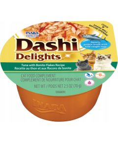 INABA CAT DASHI DELIGHTS TUNA WITH BONITO 70g Kaķu konservi