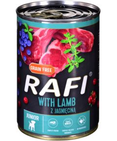 Dolina Noteci Rafi Junior with lamb, cranberry and blueberry - Wet dog food 400 g Suņu barība