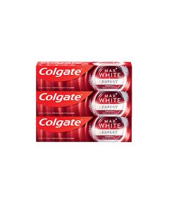 Colgate Max White Expert Original Toothbrush Set 75ml Zobu pastas un mutes dobuma skalojamie līdzekļi
