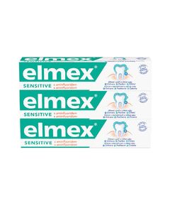 Elmex Sensitive Professional Toothpaste (3 KS) - Toothpaste 75ml Zobu pastas un mutes dobuma skalojamie līdzekļi