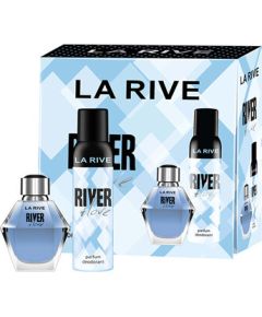 La Rive River Of Love Dárková sada EDP 100 ml a deospray 150 ml 100ml Dāvanu komplekti