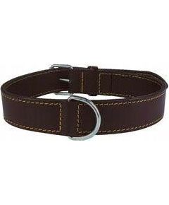 Zolux LEATHER LINED COLLAR 65MM BRN Citas preces
