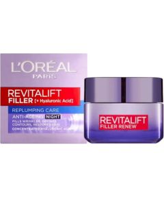 L'oreal Paris L´Oréal Paris Revitalift Filler Hyaluronic Acid Night Krēms 50 ml Spoguļi un Sejas kopšanas ierīces