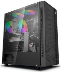 Deepcool MATREXX 55 MESH Side window Black E-ATX ATX PS2 （Length less than 170mm) Datoru korpusi