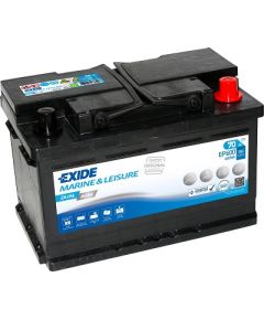 70Ah 760A akumulators EXIDE AGM Marine Dual 278x175x190-+ Akumulatori
