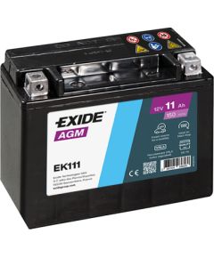 11Ah 150A akumulators EXIDE EK111 150x90x130+- Аккумуляторы