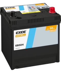 50Ah 360A akumulators EXIDE EB504 200x173x222-+ Аккумуляторы