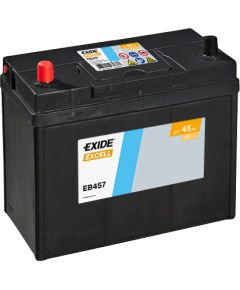 45Ah 330A akumulators EXIDE EB457 237x127x227+- Аккумуляторы