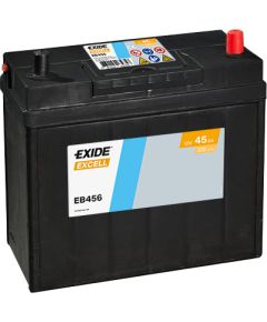 45Ah 330A akumulators EXIDE EB456 237x127x227-+ Аккумуляторы