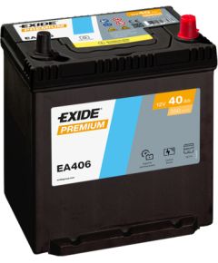 40Ah 350A akumulators EXIDE EA406 187x136x220-+ Аккумуляторы