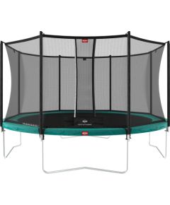 Batuts BERG Favorit Regular - 330 cm, zaļš, ar Comfort drošības tīklu Батуты и аксессуары