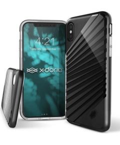 xdoria XD460866 Revel Lux Case for iPhone X (Black Rays)