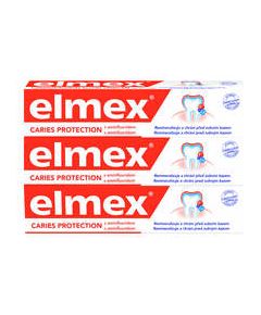 Elmex Caries Protection Tootpaste (3 x 75 ml) - Toothpaste Zobu pastas un mutes dobuma skalojamie līdzekļi