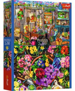 TREFL Набор пазлов Сад, 2x500 шт. Пазлы