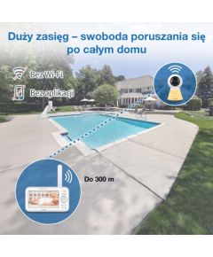 Niania Vtech VTech VM5254 - dziecięcy wideodomofon Mazuļu uzraudzības ierīces