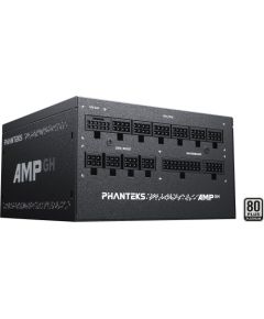 Phanteks AMP GH 1000W ATX3.1 Black (black, 1x 12-pin high power GPU, 3x PCIe, cable management, 1000 watts) Datoru barošanas bloki