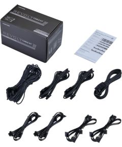 Phanteks Revolt cable PCIe Gen5 starter set black (black, 8 pieces) Aудио-видео