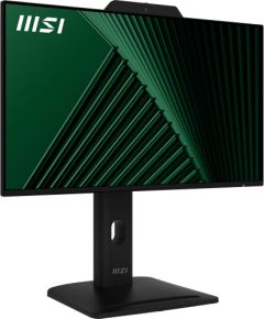 MSI PRO MP242PMGDE (60 cm (23.8 inches), black, FullHD, IPS, webcam, microphone, HDMI, DP, VGA, USB hub, 120Hz panel) Monitori