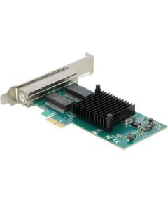 DeLOCK PCI Express x1 to 4 x RJ45 Gigabit LAN i350 Wi-fi Adapteri