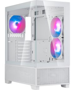 Silverstone Technology Lucid 05 (white, 270° panoramic glass design) Datoru korpusi