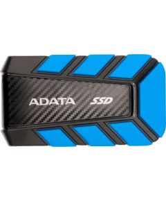 ADATA External SSD SD820 1 TB, External SSD (black/blue, USB-C 3.2 Gen 2 (10 Gbit/s)) SSD Cietie Diski (Solid state drive)