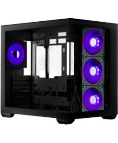 Cooler Master Elite 681, Tower Case, Black, Tempered Glass x 2 Datoru korpusi