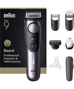 Braun Series 9 Beard Trimmer BT9520, Beard Trimmer chrome/black Красота и здоровье 