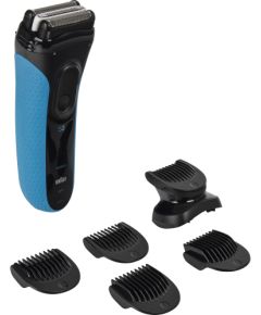 Braun Series 3 3010BT, shaver black/blue, Wet&Dry Красота и здоровье 