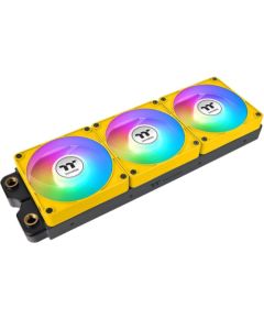 Thermaltake CT120 EX Reverse ARGB Sync PC Cooling Fan Bumblebee, case fan yellow, 3-pack, 120 mm Korpusu dzesēšana