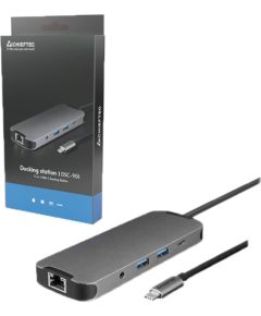 Chieftec DSC-901, docking station titanium, USB-C 3.2 Gen1 Jaunumi - Datori